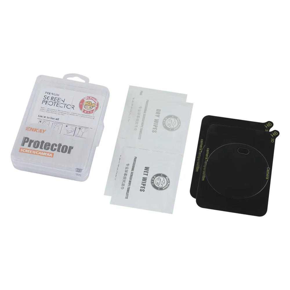 ENKAY HAT PRINCE 2Pcs / Set For Realme 11X 5G / 11 5G (Global) / Narzo 60X 5G / C67 5G 0.2Mm 9H High Aluminum-Silicon Glass Lens Film - 5