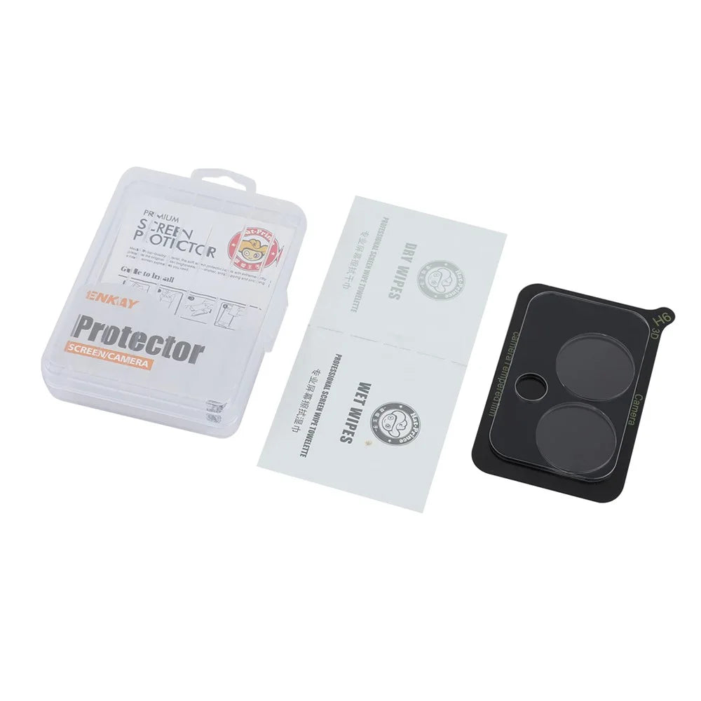 ENKAY HAT PRINCE For Oppo A59 5G Camera Lens Protector High Aluminum-silicon Glass Full Cover Film - 5