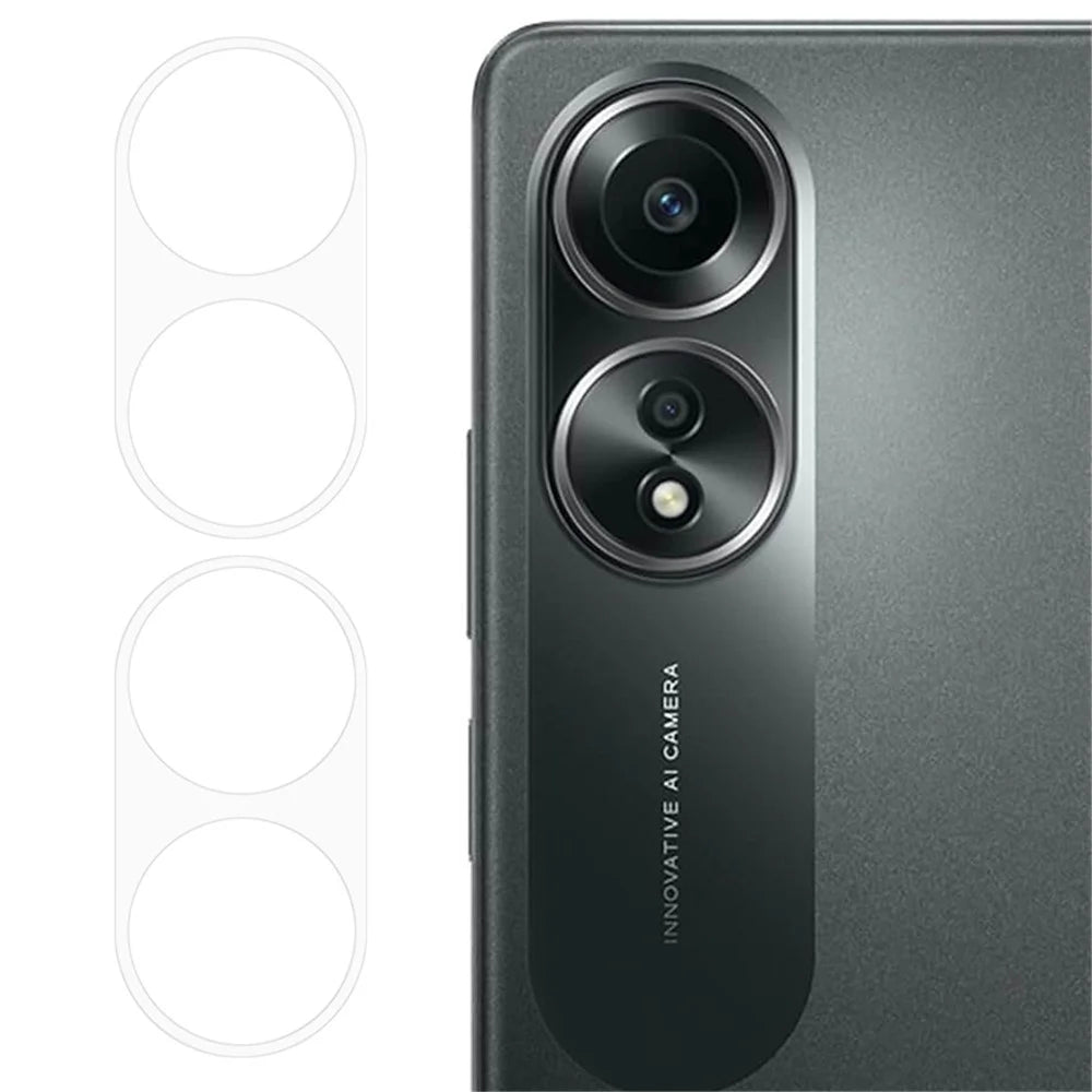 ENKAY HAT PRINCE 2Pcs for Oppo A58 4G Camera Lens Protector Full Cover HD Clear Lens Film - 1