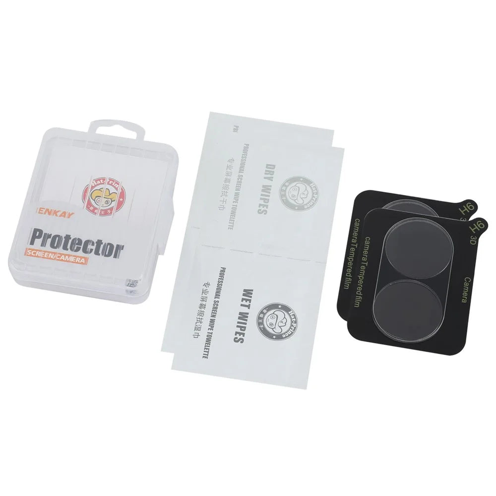ENKAY HAT PRINCE 2Pcs for Oppo A58 4G Camera Lens Protector Full Cover HD Clear Lens Film - 5