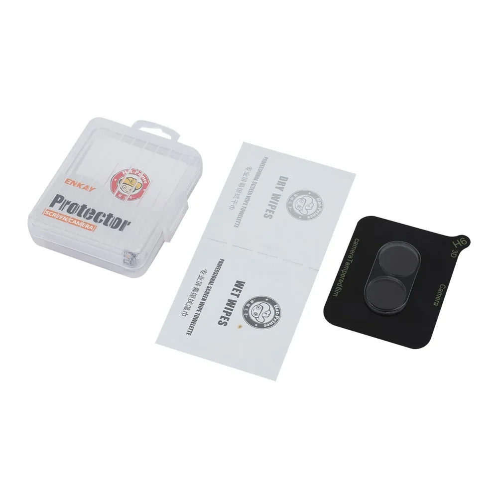 ENKAY HAT PRINCE For Nothing Phone (2) Camera Lens Protector 0.2mm Clear High Aluminum-Silicon Glass Film - 5