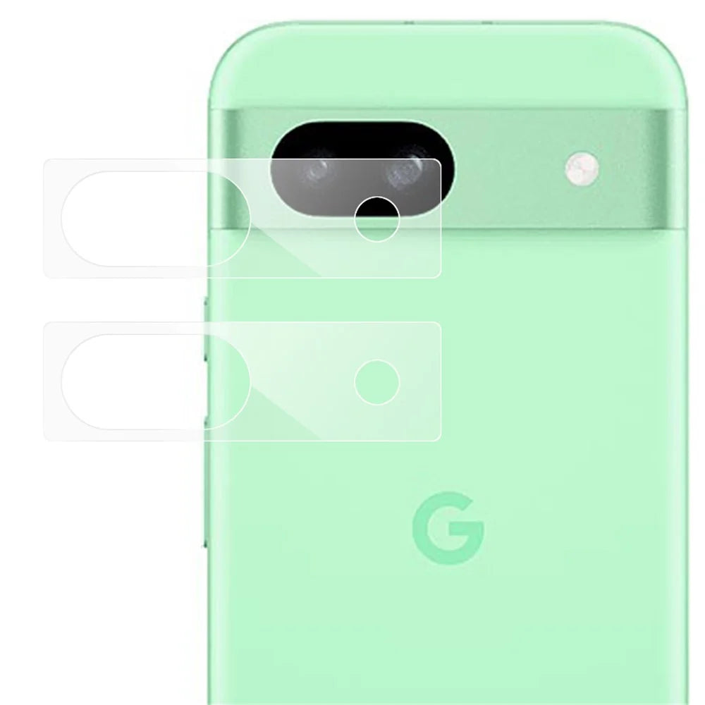 ENKAY HAT PRINCE 2Pcs for Google Pixel 8a Camera Rear Lens Protector 0.2mm Impact-Resistant Lens Cover - 1
