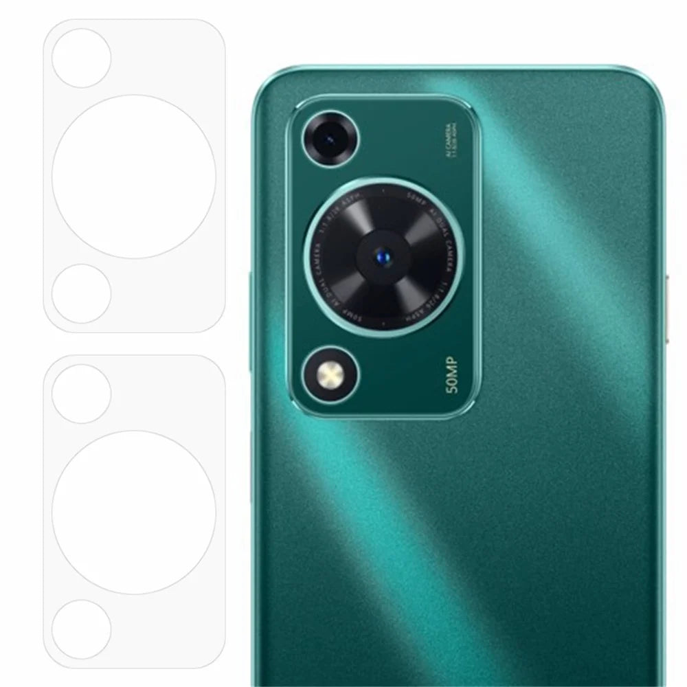 ENKAY HAT PRINCE 2Pcs for Huawei Enjoy 70 / nova Y72 4G Camera Lens Film Clear High Aluminum-Silicon Glass Protector - 1