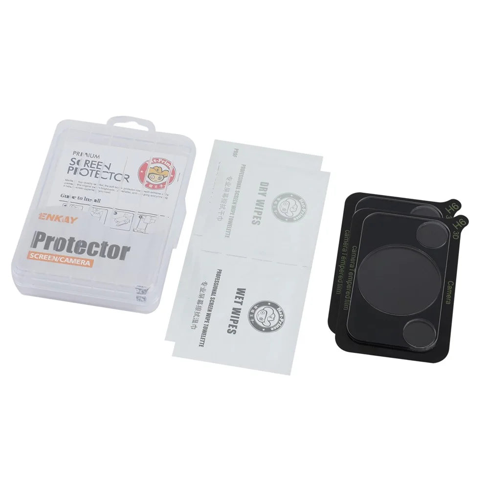 ENKAY HAT PRINCE 2Pcs for Huawei Enjoy 70 / nova Y72 4G Camera Lens Film Clear High Aluminum-Silicon Glass Protector - 5