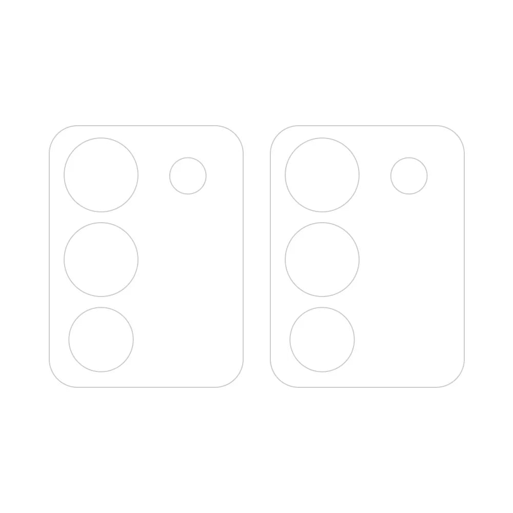 ENKAY HAT PRINCE 2Pcs for vivo Y200 (India) 5G / V29e (Global) 5G Camera Lens Protector 9H Hardness Rear Lens Film - 2