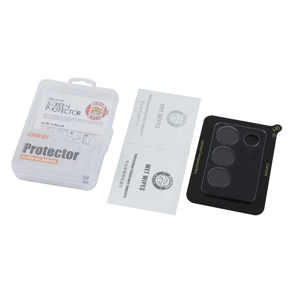 ENKAY HAT PRINCE For vivo Y100 5G (Indonesia) / Y200e 5G / V30 Lite 5G (India) Camera Lens Protector 9H High Aluminum-Silicon Glass Lens Film - 5