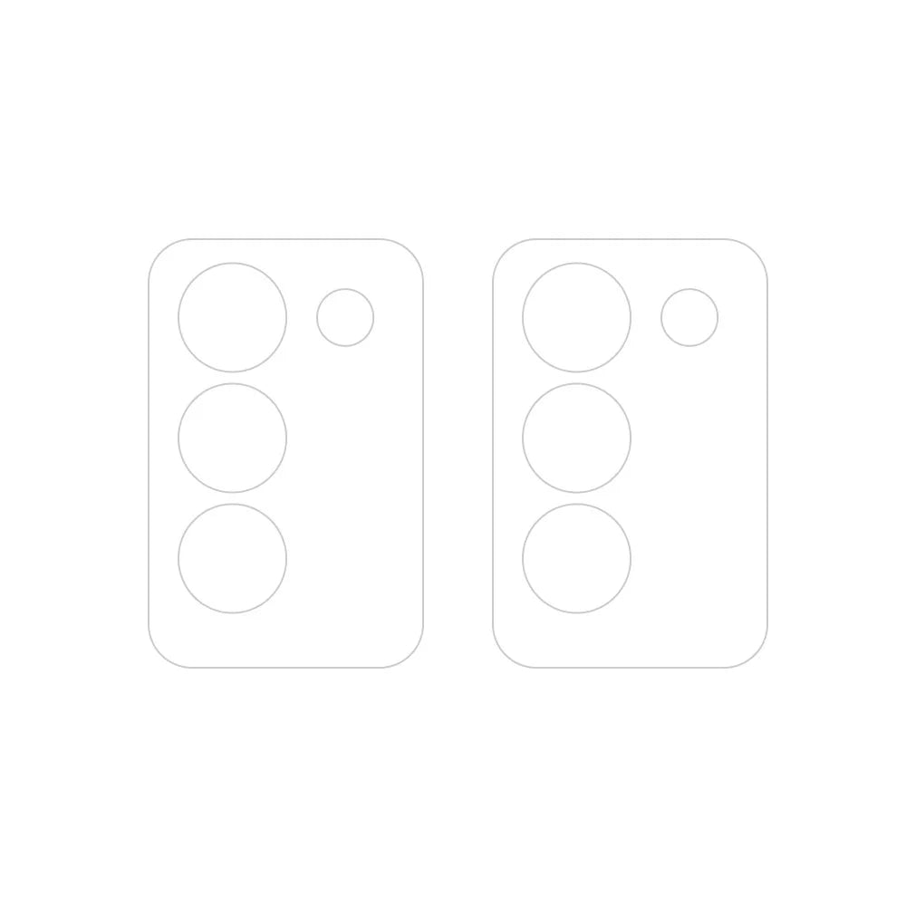 ENKAY HAT PRINCE 2Pcs for vivo Y100 5G (Indonesia) / Y200e 5G / V30 Lite 5G (India) Camera Lens Film 0.2mm Rear Lens Protector - 2