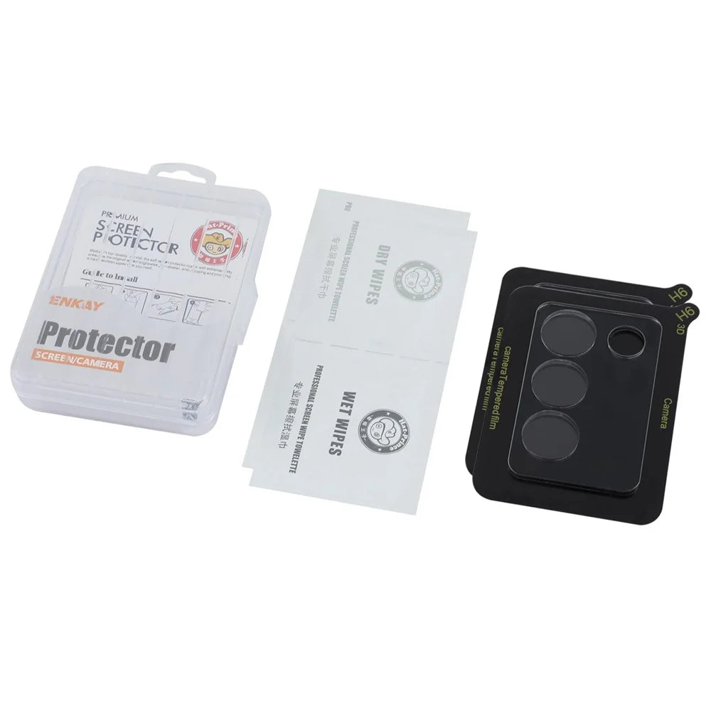 ENKAY HAT PRINCE 2Pcs for vivo Y100 5G (Indonesia) / Y200e 5G / V30 Lite 5G (India) Camera Lens Film 0.2mm Rear Lens Protector - 5