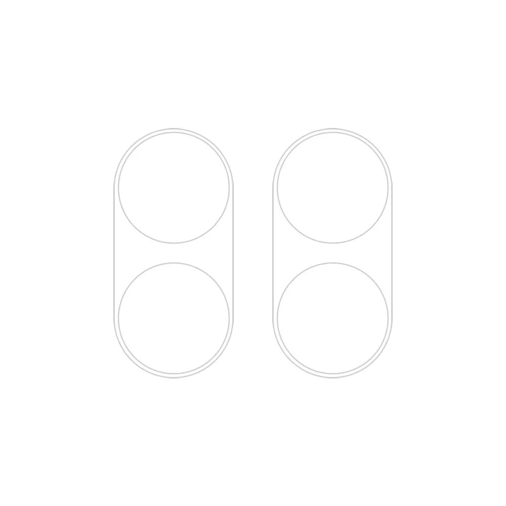 ENKAY HAT PRINCE 2Pcs for vivo Y03 Clear Camera Lens Film High Aluminum-Silicon Glass Lens Protector - 2