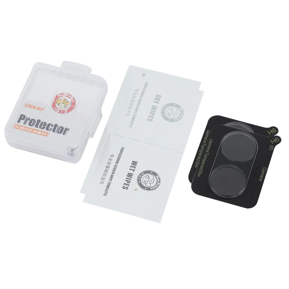 ENKAY HAT PRINCE 2Pcs for vivo Y03 Clear Camera Lens Film High Aluminum-Silicon Glass Lens Protector - 5
