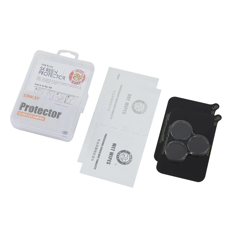 ENKAY HAT PRINCE 2Pcs for Realme C53 (India) Camera Lens Film 0.2mm High Aluminum-Silicon Glass - 3
