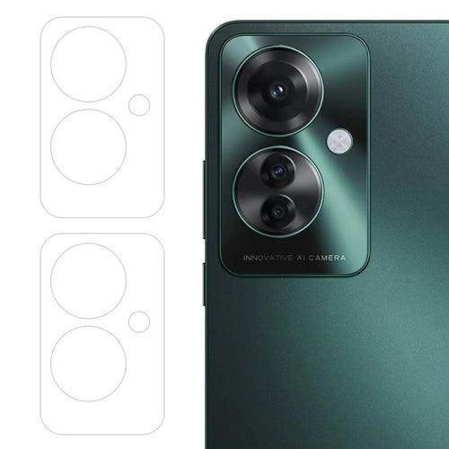 ENKAY HAT PRINCE 2Pcs for Oppo Reno11 F 5G / F25 Pro 5G Clear Camera Lens Film High Aluminum-Silicon Glass Protector - 1