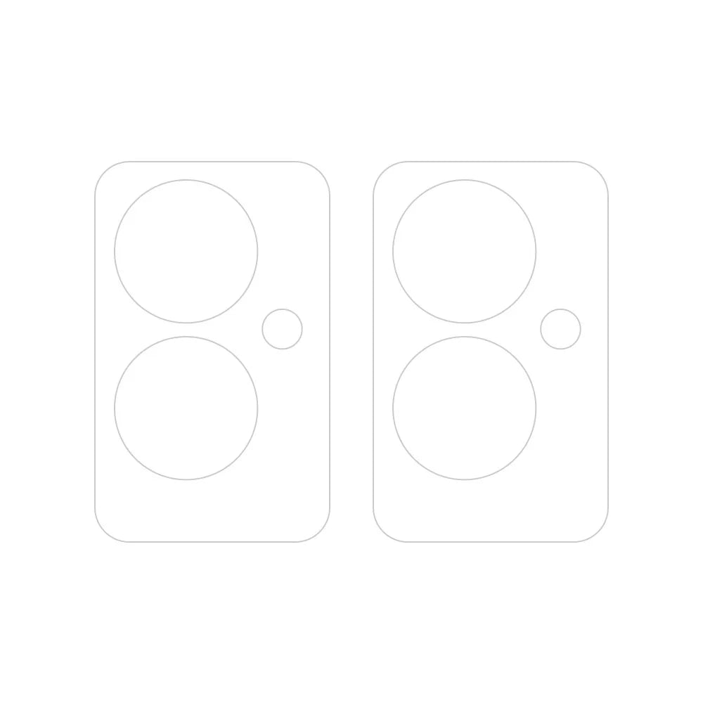 ENKAY HAT PRINCE 2Pcs for Oppo Reno11 F 5G / F25 Pro 5G Clear Camera Lens Film High Aluminum-Silicon Glass Protector - 2