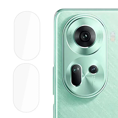 ENKAY HAT PRINCE 2Pcs for Oppo Reno11 5G (Global) Camera Lens Protector High Definition Rear Lens Film - 1