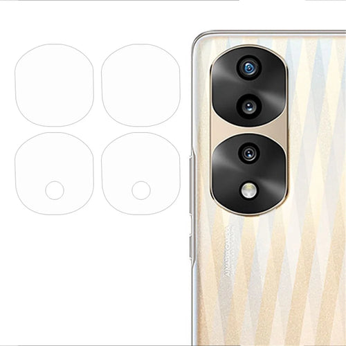 ENKAY HAT PRINCE 2Pcs for Honor 70 Pro 5G Camera Lens Protector Anti-Shatter High Aluminum-Silicon Glass Back Lens Film - 1