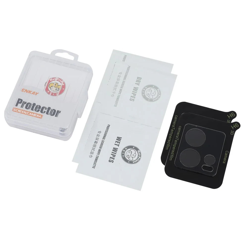 ENKAY HAT PRINCE 2Pcs for Motorola Moto S30 Pro 5G / Edge 30 Fusion 5G Camera Lens Protector 0.2mm High Aluminum-Silicon Glass Lens Film - 5