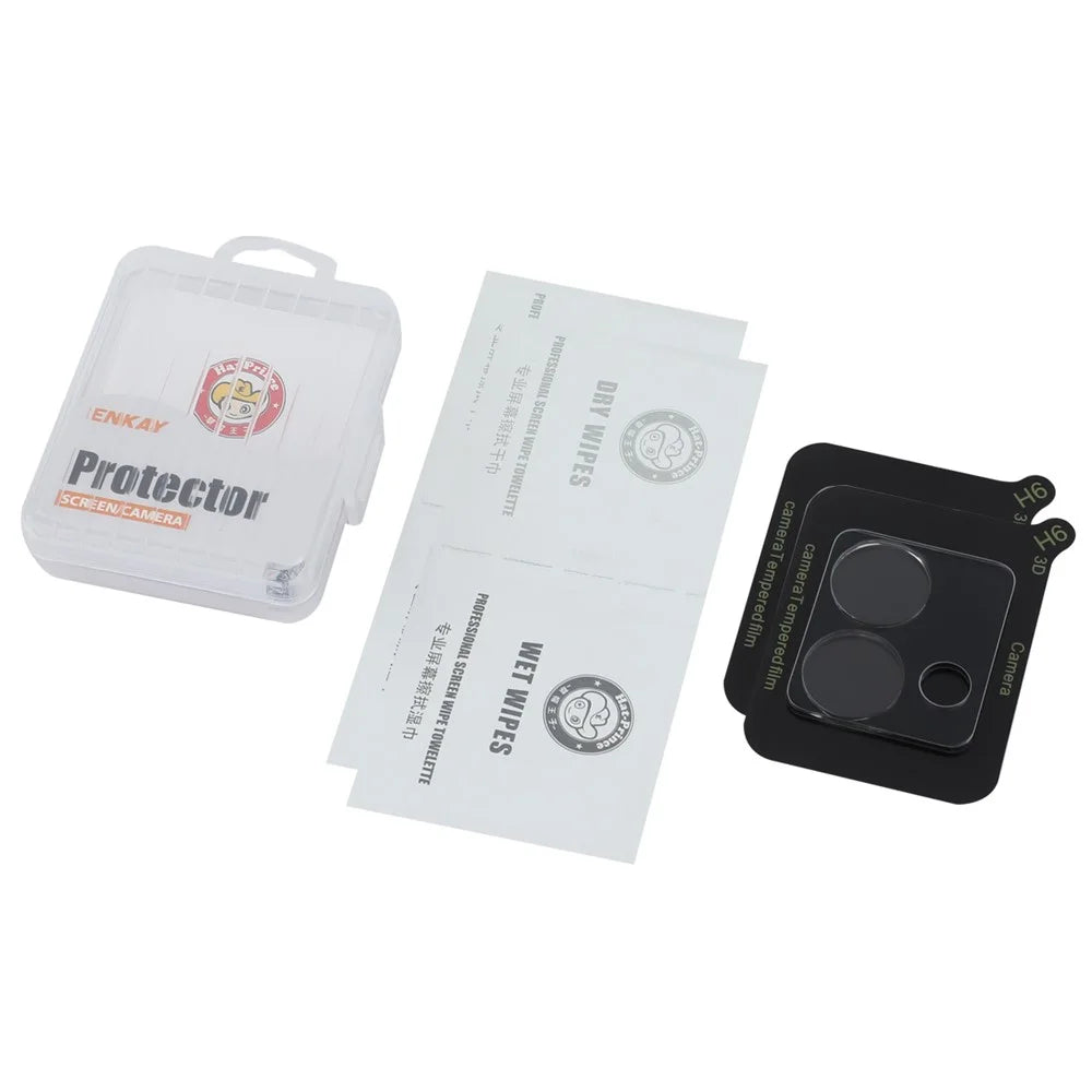 ENKAY HAT PRINCE 2Pcs for Motorola Moto G84 5G Camera Lens Protector Shatterproof 9H High Aluminum-Silicon Glass Lens Film - 5