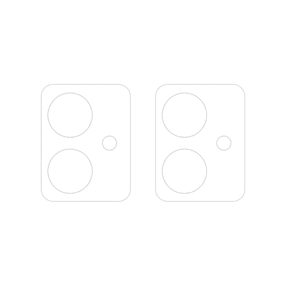 ENKAY HAT PRINCE 2Pcs for Motorola Moto G54 5G Clear Camera Lens Protector High Aluminum-Silicon Glass Lens Film - 2