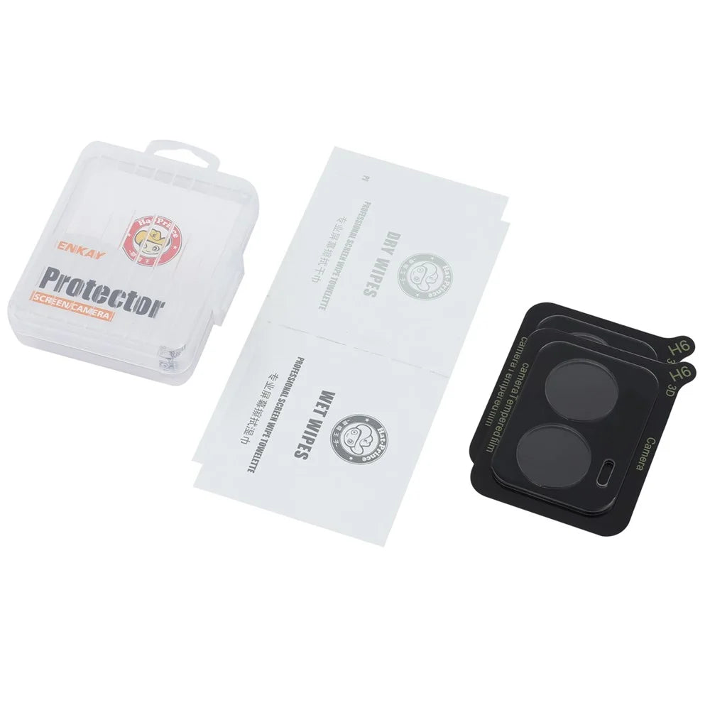ENKAY HAT PRINCE 2Pcs for Motorola Moto E14 4G / G04 4G / G04s 4G / G24 4G Camera Rear Lens Film 0.2mm Anti-Explosion Lens Protector - 5