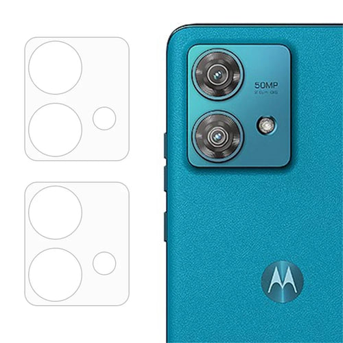 ENKAY HAT PRINCE 2Pcs for Motorola Edge 40 Neo 5G Anti-Fingerprint 0.2mm Camera Rear Lens Film - 1