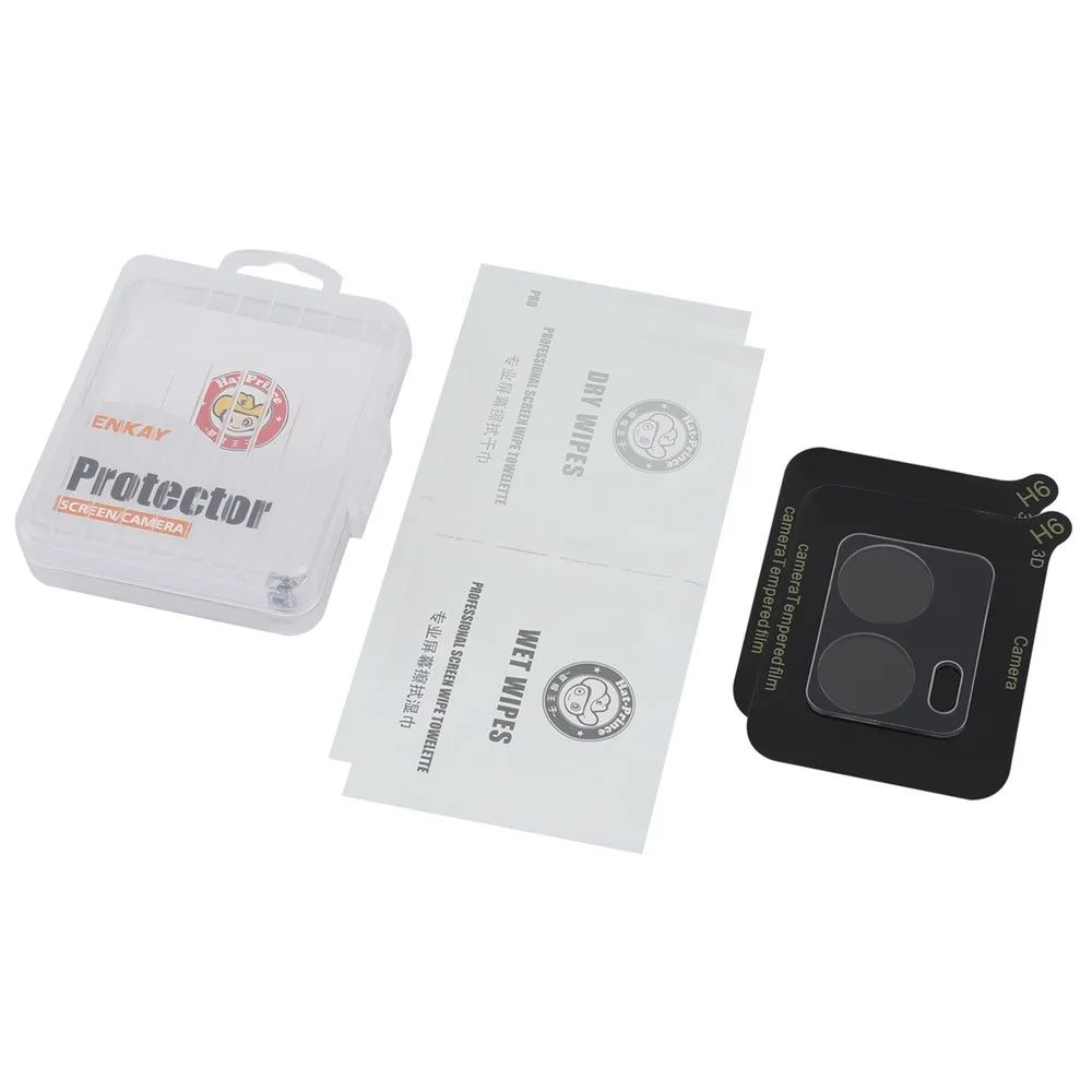 ENKAY HAT PRINCE 2Pcs for Motorola Moto G 5G (2023) / Moto G53 5G Camera Lens Film HD Clear 9H Hardness Lens Protector - 5