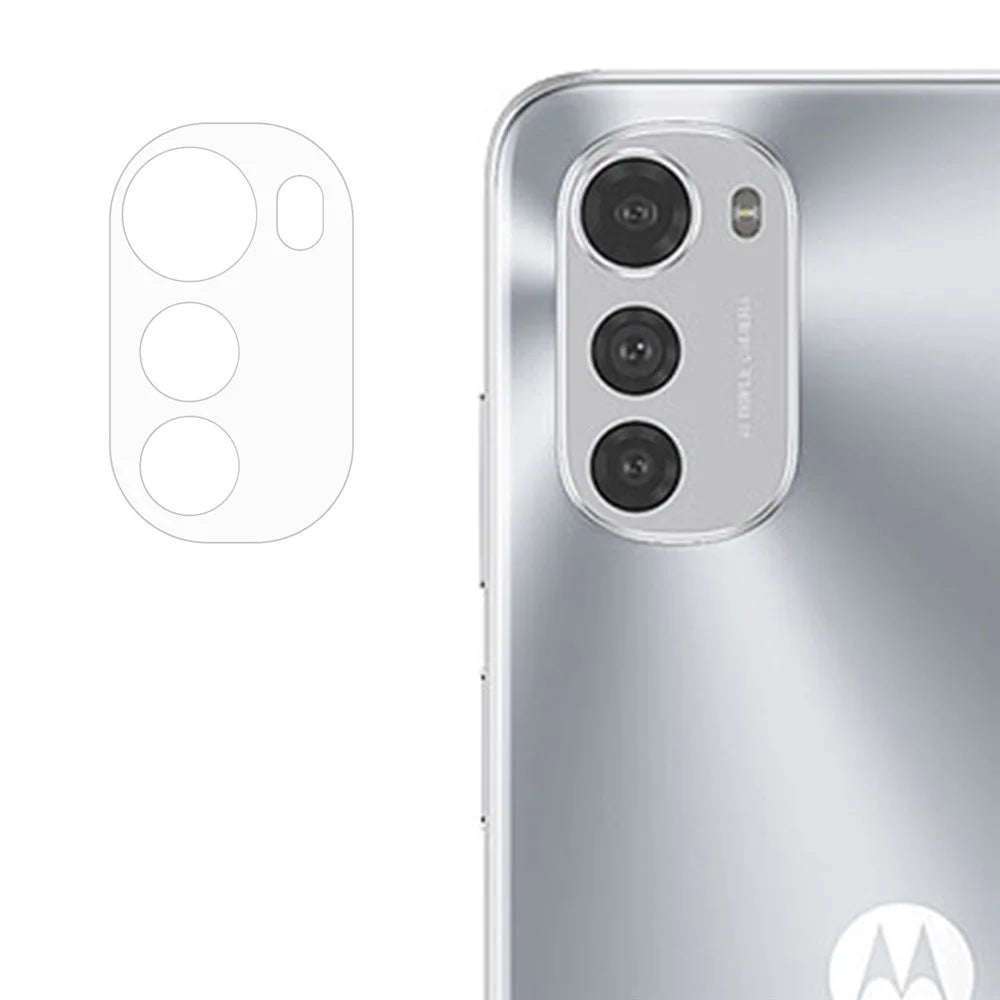 ENKAY HAT PRINCE Camera Lens Protector for Motorola Moto E32 4G High Aluminum-Silicon Glass Clear Lens Film - 1
