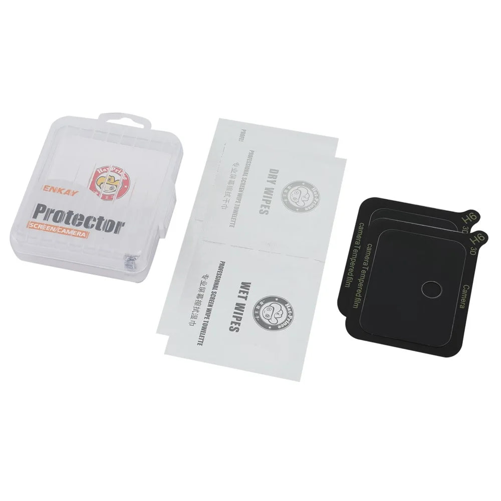 ENKAY HAT PRINCE 2Pcs for Honor 100 5G Camera Lens Protector 0.2mm High Aluminum-Silicon Glass Smartphone Lens Film - 5