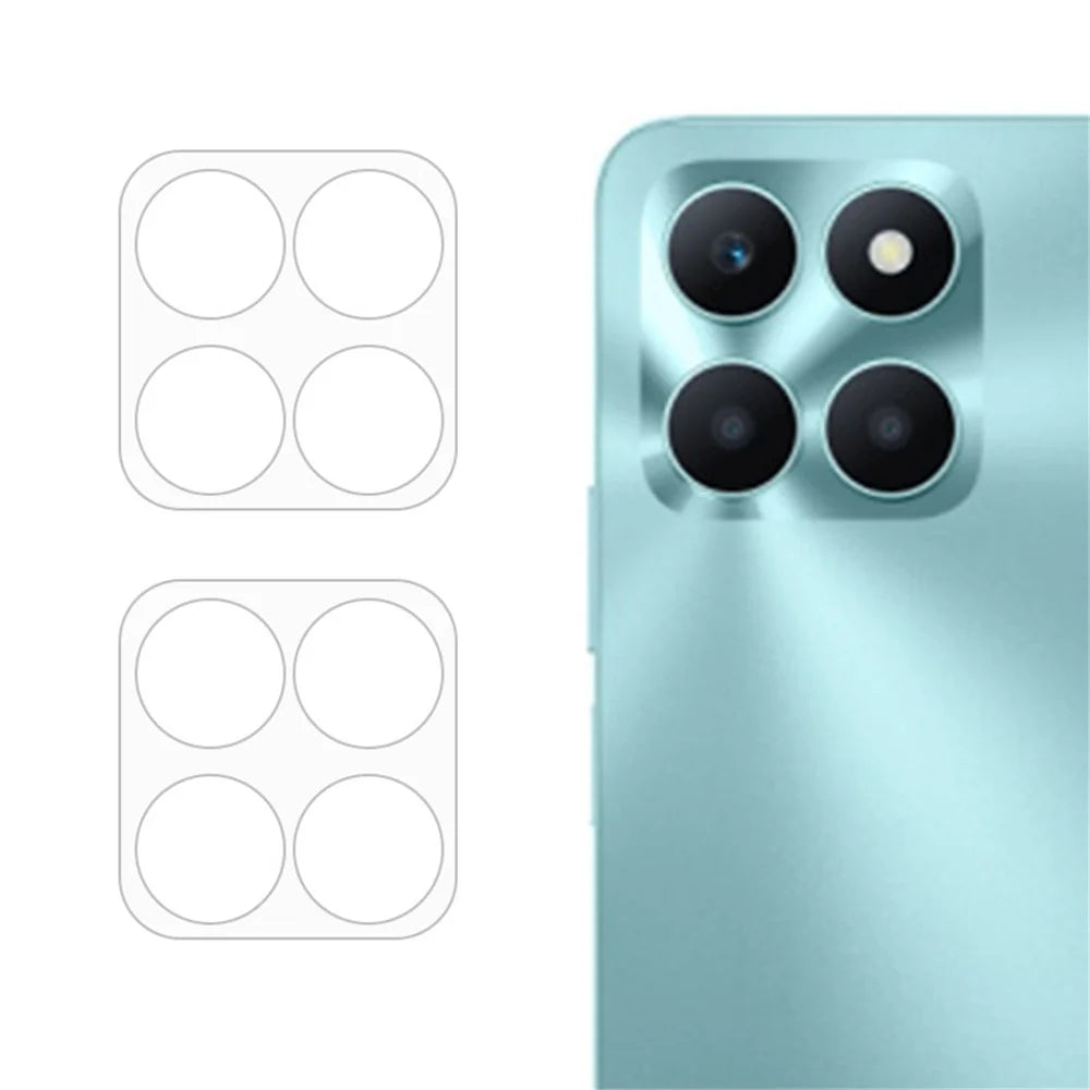 ENKAY HAT PRINCE 2Pcs for Honor X6a 4G Camera Lens Protector High Aluminum-Silicon Glass No Bubbles Lens Film - 1