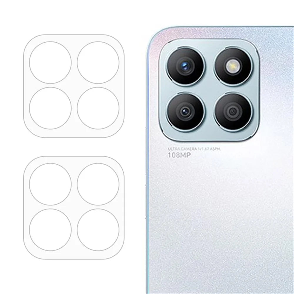 ENKAY HAT PRINCE 2Pcs for Honor X8b 4G Camera Lens Protector High Aluminum-Silicon Glass Clear Lens Film - 1
