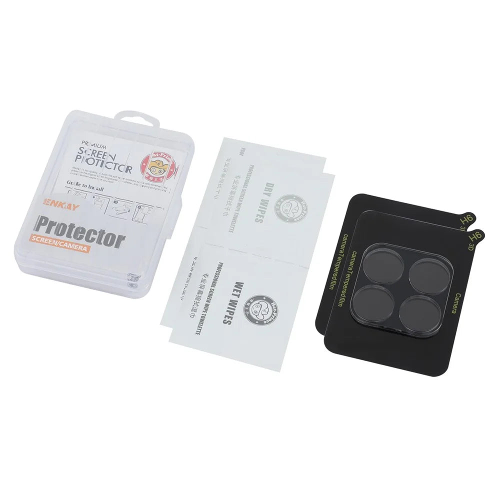 ENKAY HAT PRINCE 2Pcs for Honor X8b 4G Camera Lens Protector High Aluminum-Silicon Glass Clear Lens Film - 5