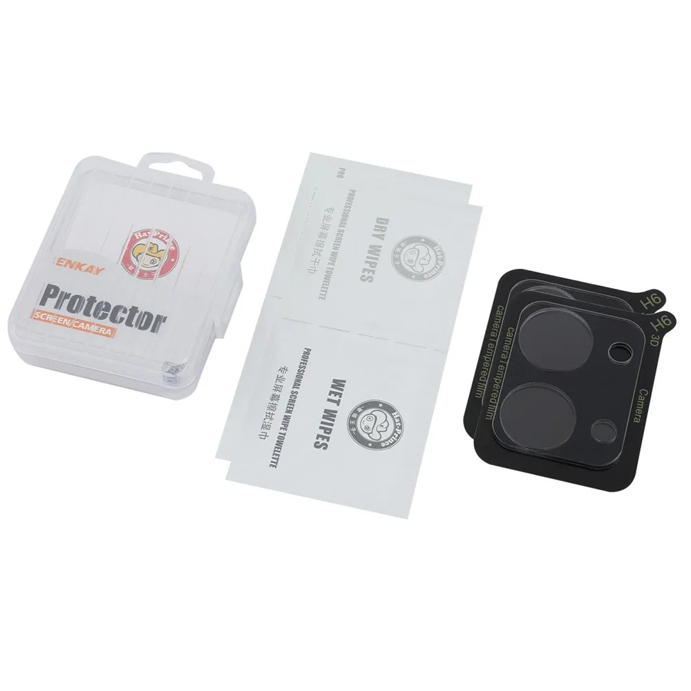 ENKAY HAT PRINCE 2Pcs for Honor Play7T 5G Camera Lens Film  High Aluminum-Silicon Glass 0.2mm 9H - 5