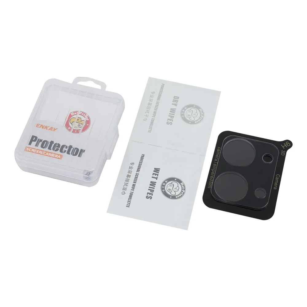 ENKAY HAT PRINCE For Honor Play7T 5G Back Camera Lens Protector High Aluminum-Silicon Glass No Bubbles Lens Film - 5