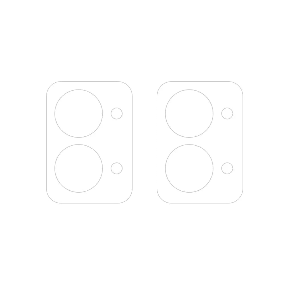 ENKAY HAT PRINCE 2Pcs for OnePlus Nord 2T 5G Camera Lens Protector 0.2mm High Aluminum-Silicon Glass 9H Lens Film - 2