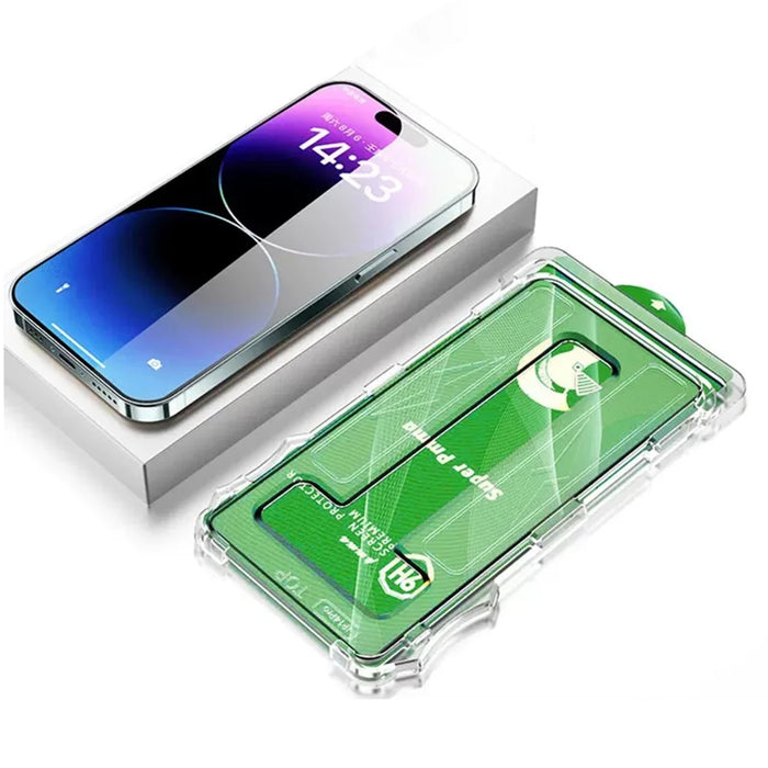 For iPhone 15 Pro Max PET Screen Protector Anti-Fingerprint Matte Screen Film with Auxiliary Tool - 1