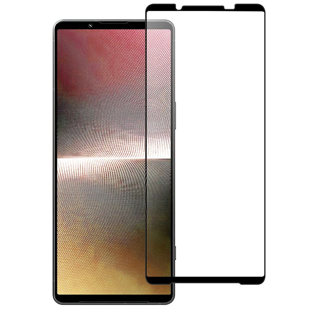 For Sony Xperia 1 VI Screen Protector Black Edge AGC Glass HD Clear Screen Film - 1