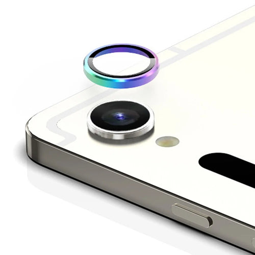 For Samsung Galaxy Tab S9 Camera Lens Protector Metal Frame Tempered Glass Clear Lens Film, Colorful - 1