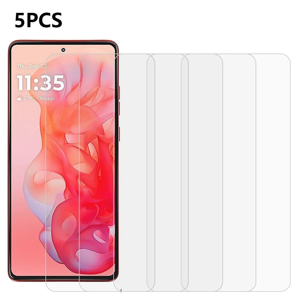 5PCS Clear Film for Motorola Moto G Stylus 5G (2024) Tempered Glass Screen Protector   Phone Accessories - 1