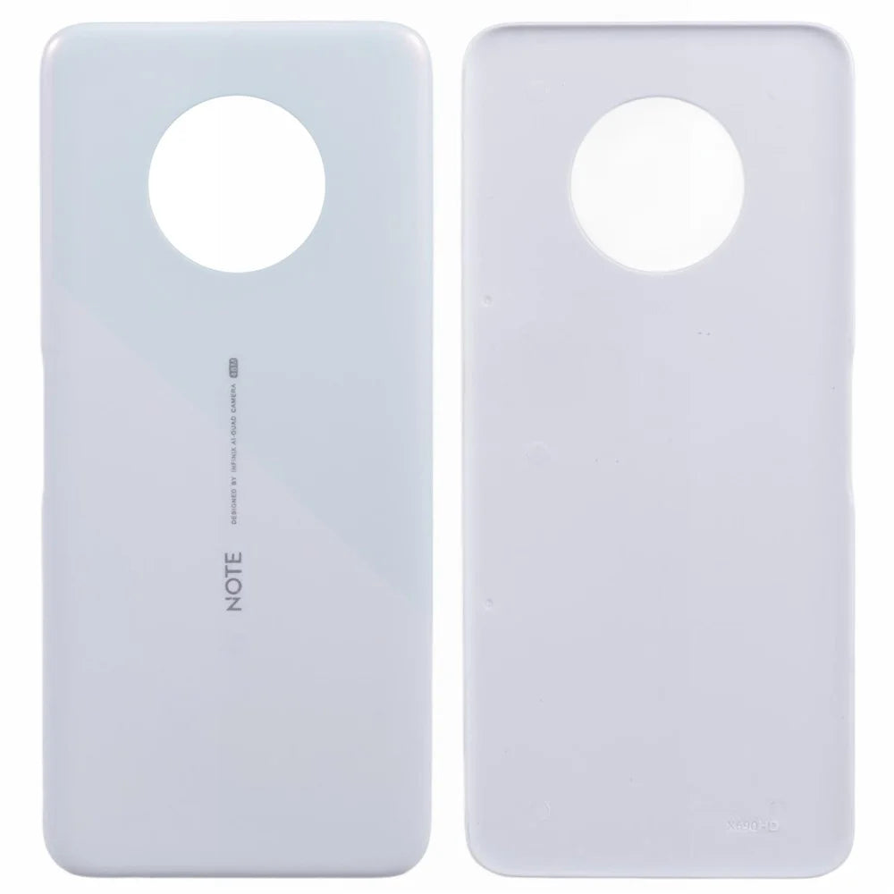 For Infinix Note 7 X690 Back Battery Housing Cover Replacement - White - 1