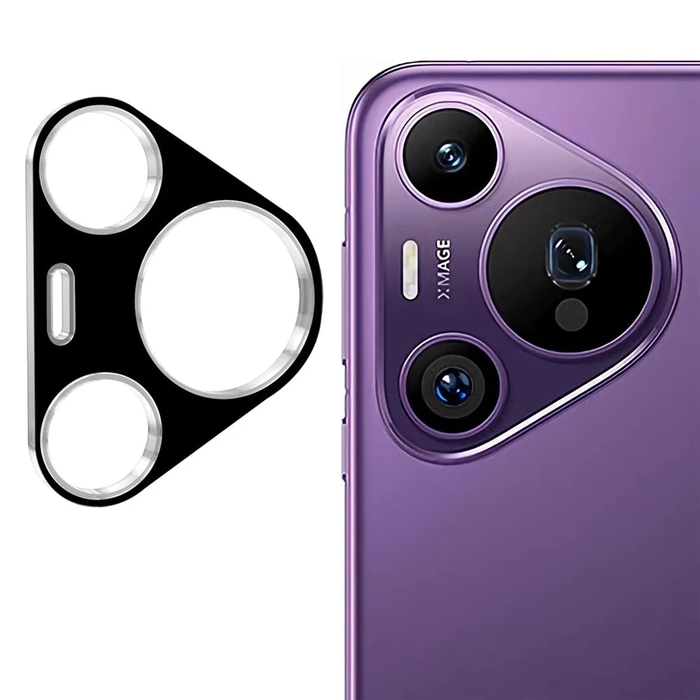 ENKAY HAT PRINCE For Huawei Pura 70 Pro / Pura 70 Pro+ Camera Rear Lens Protector Integrated 0.2mm 9H Lens Film - Black - 1