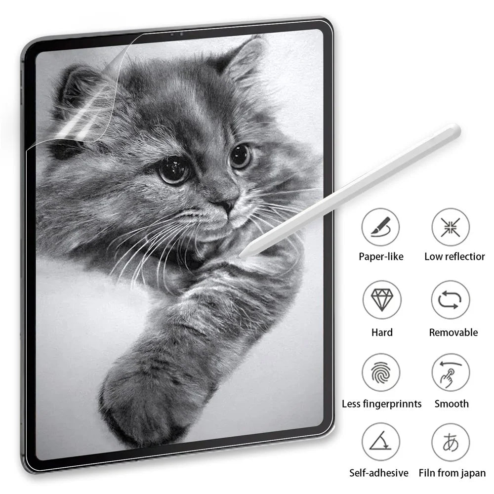 For iPad Pro 13 (2025) / 13 (2024) Paper-Like Screen Protector HD Clear Tablet PET Screen Film - 3