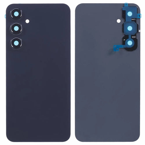 For Samsung Galaxy A55 5G A556 Battery Housing with Camera Lens Cover - Black - 1