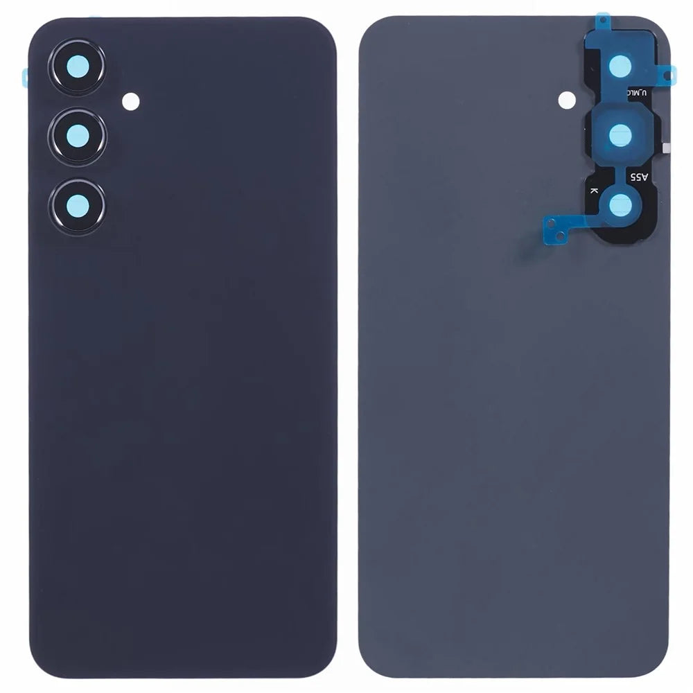 For Samsung Galaxy A55 5G A556 Battery Housing with Camera Lens Cover - Black - 1