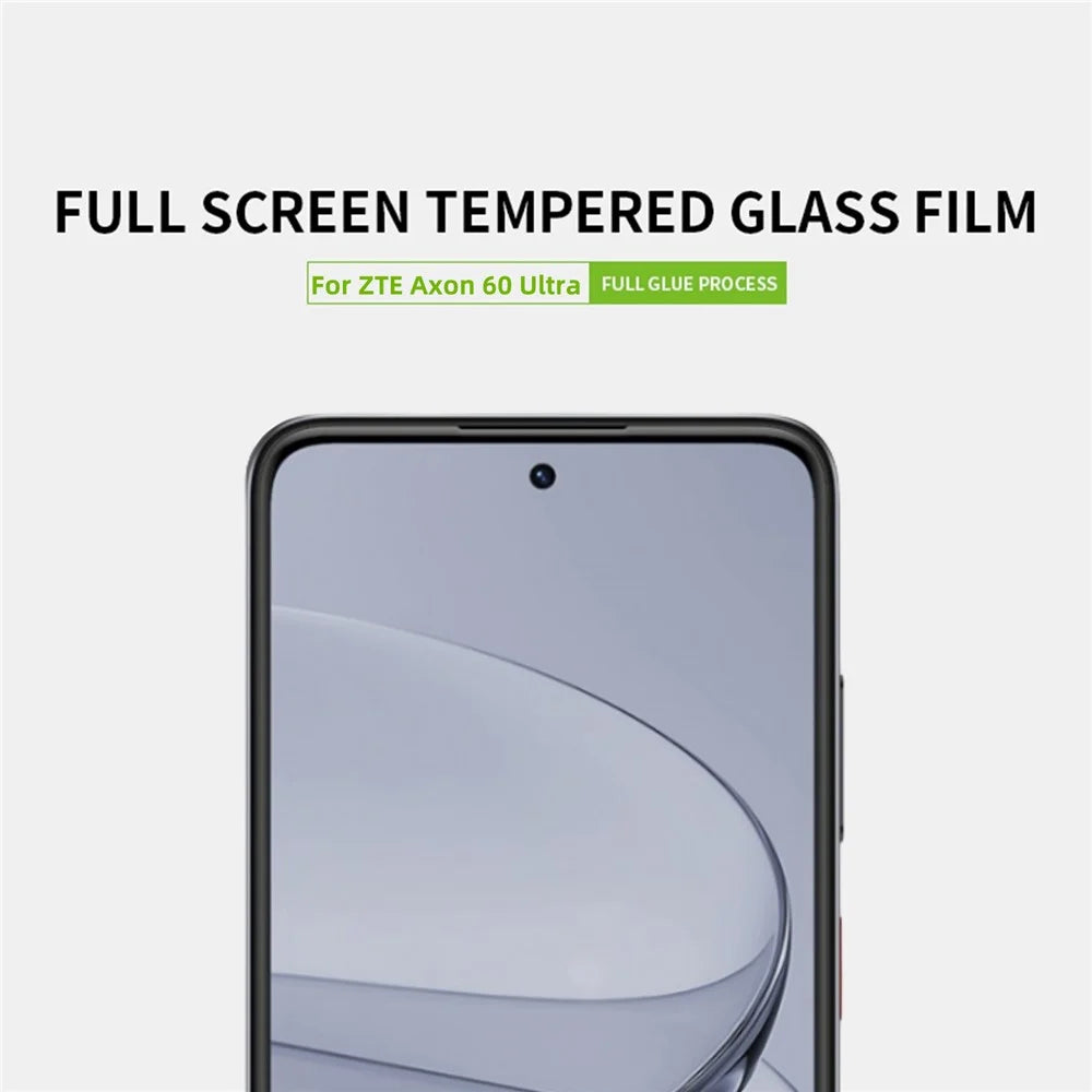 PINWUYO JK Series-2 for ZTE Axon 60 Ultra Screen Protector HD Clear High Aluminum-Silicon Glass Film - 3