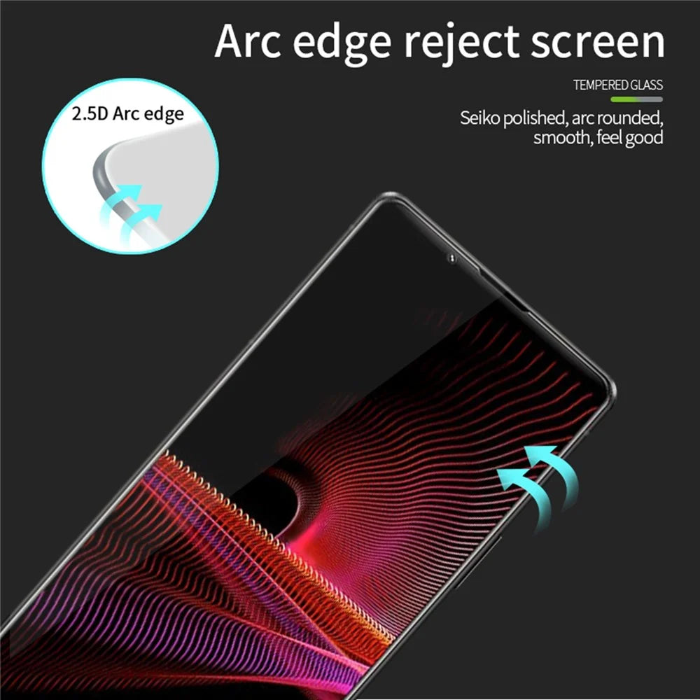 PINWUYO JK Series-2 for Sony Xperia 1 VI Full Screen Protector High Aluminum-Silicon Glass Film - 6