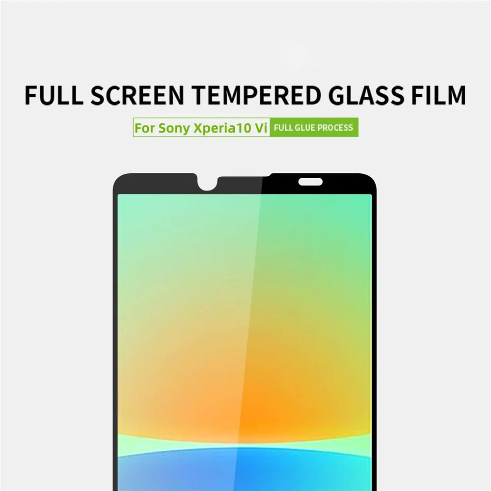 PINWUYO JK Series-2 for Sony Xperia 10 VI Screen Protector High Aluminum-Silicon Glass Ultra Clear Film - 3