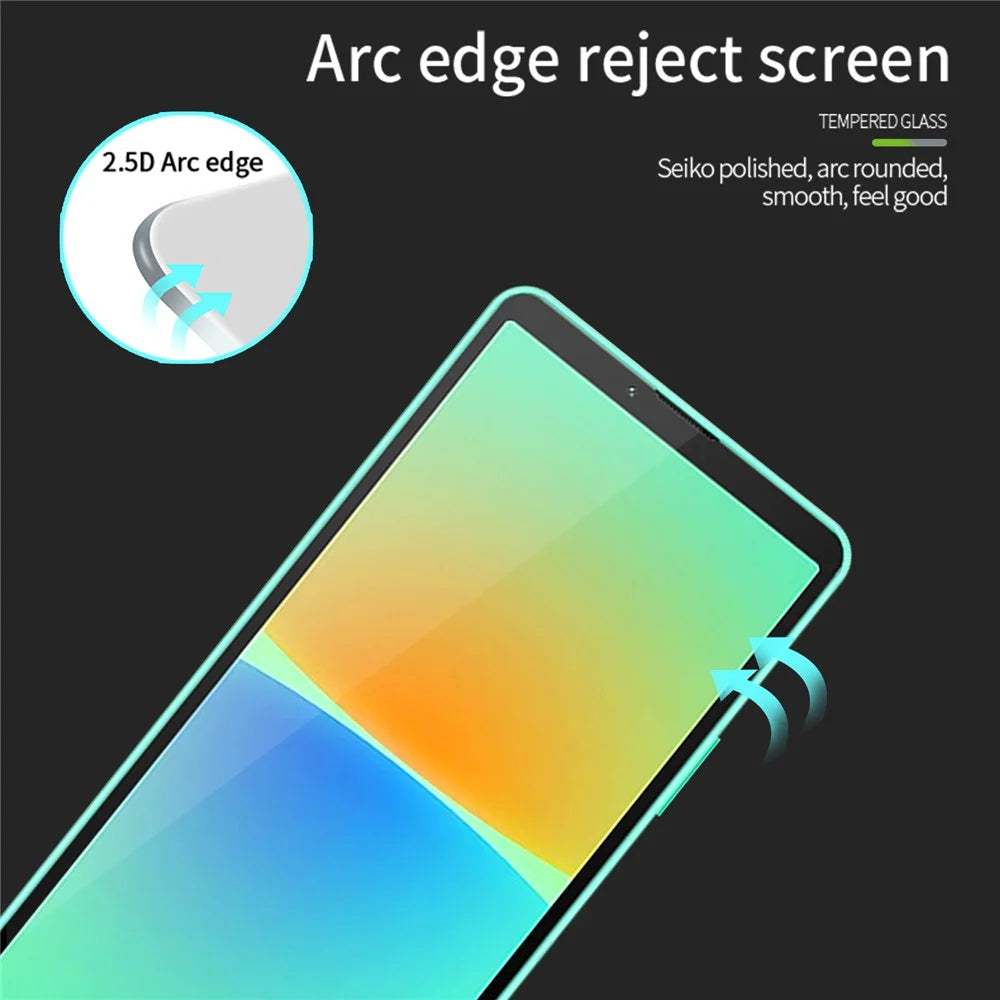 PINWUYO JK Series-2 for Sony Xperia 10 VI Screen Protector High Aluminum-Silicon Glass Ultra Clear Film - 6