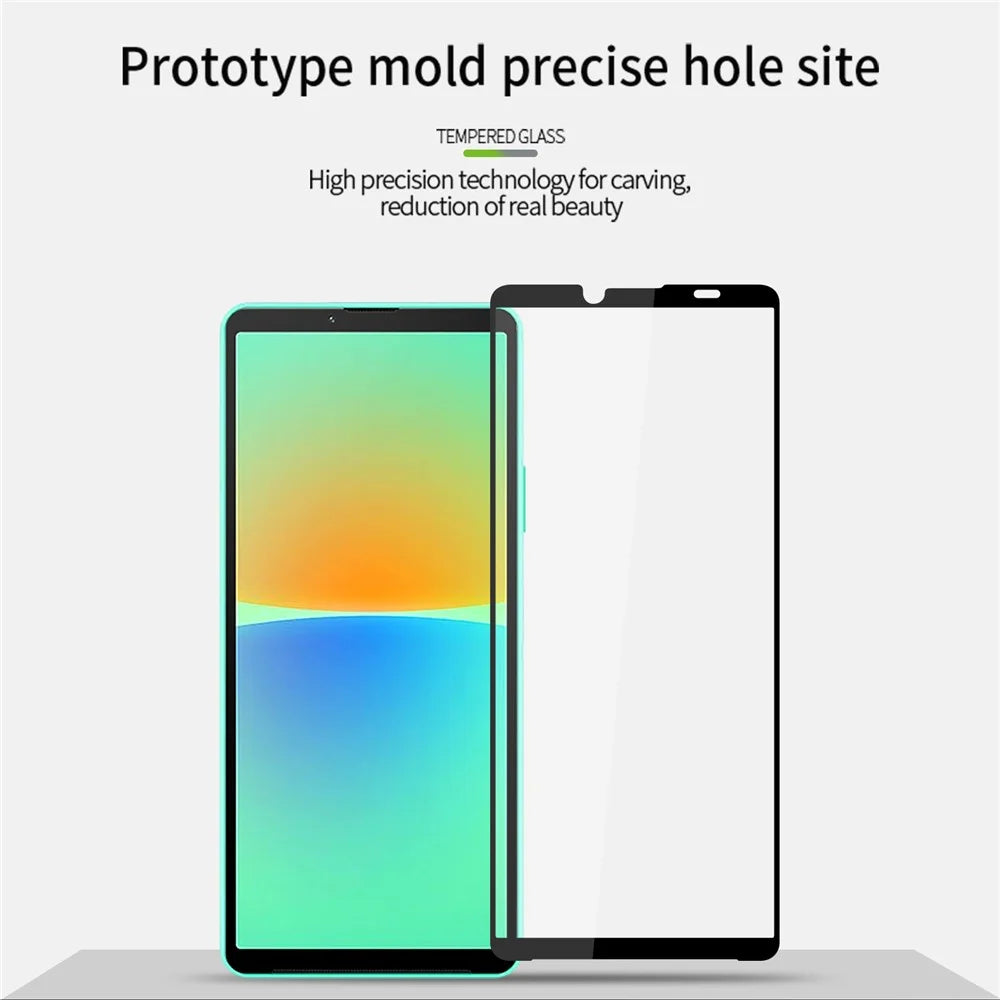 PINWUYO JK Series-2 for Sony Xperia 10 VI Screen Protector High Aluminum-Silicon Glass Ultra Clear Film - 7
