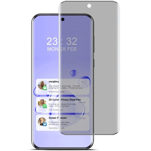 IMAK For Huawei Pura 70 Pro / 70 Pro+ / 70 Ultra Anti-Spy Screen Protector 3D Curved Side Glue Film (No Edge Version) - 1