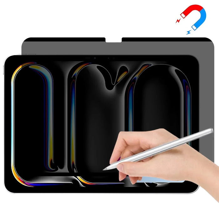 For iPad Pro 13 (2025) / 13 (2024) Privacy Screen Protector Magnetic Matte PET Film Reusable Shield - 1