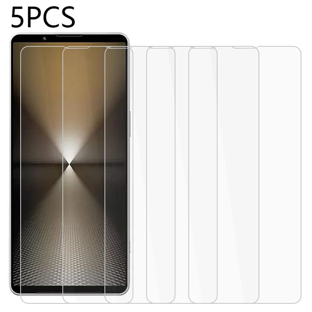 5PCS For Sony Xperia 1 VI Tempered Glass Screen Protector 0.3mm 2.5D Anti-Explosion HD Clear Film - 1